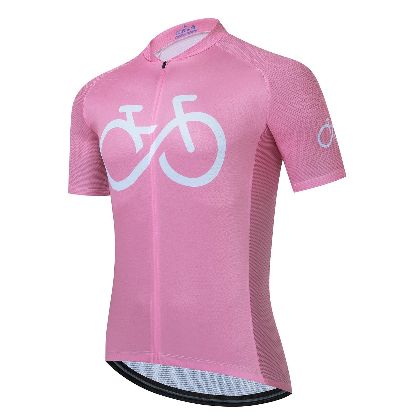 Ensemble de Maillot de Cyclisme Rose avec Logo de Vélo