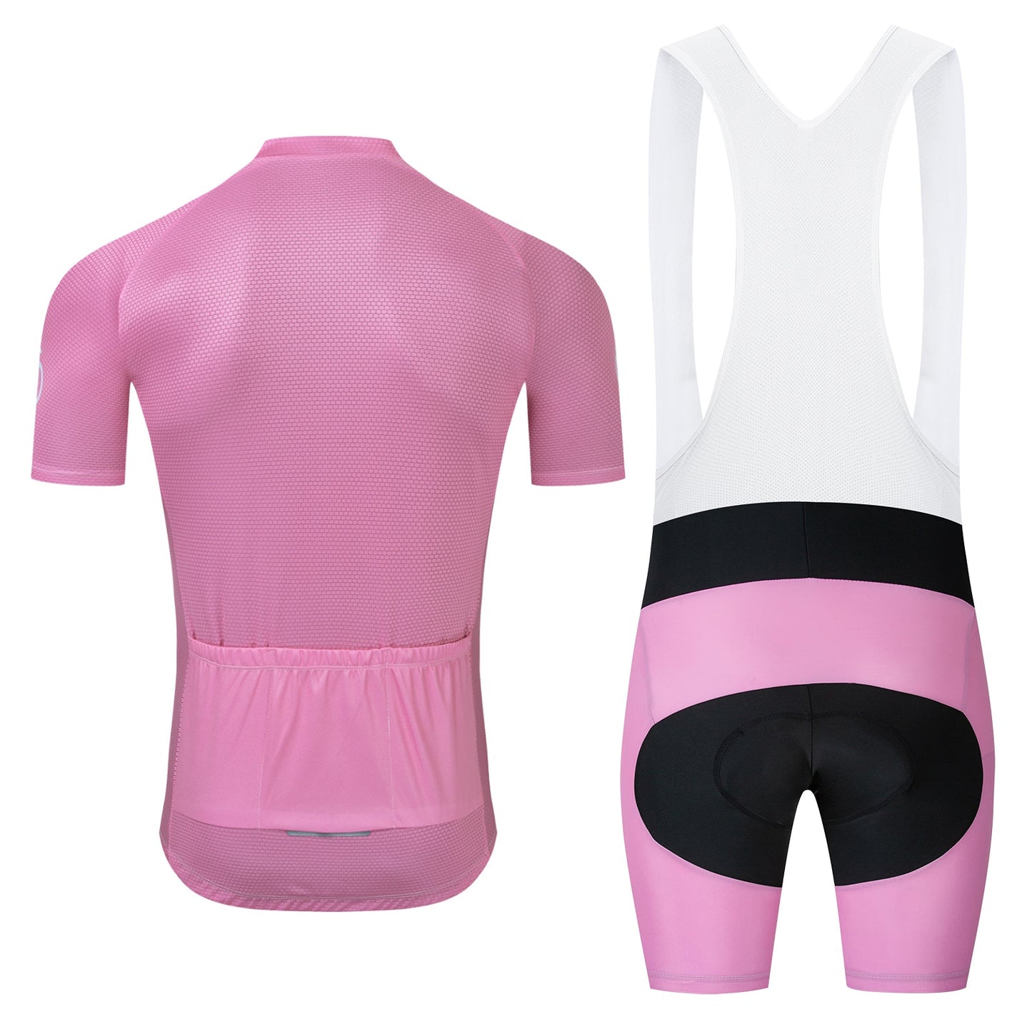 Ensemble de Maillot de Cyclisme Rose avec Logo de Vélo