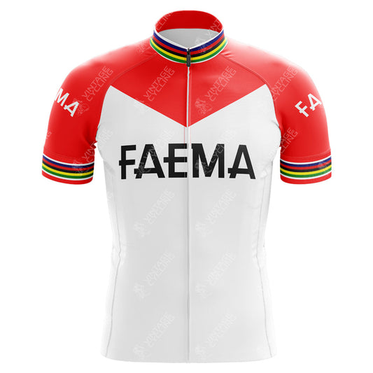 Maillot de cyclisme rétro Faema Eddy Merckx 1969