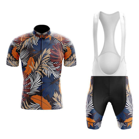 Ensemble de Maillot de Cyclisme à Motifs Floraux Vifs