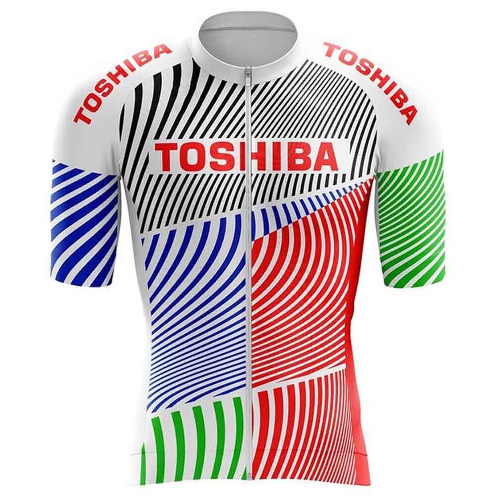Maillot de cyclisme rétro Toshiba