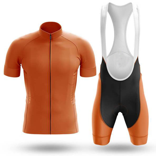Ensemble de Maillot de Cyclisme Orange Uni