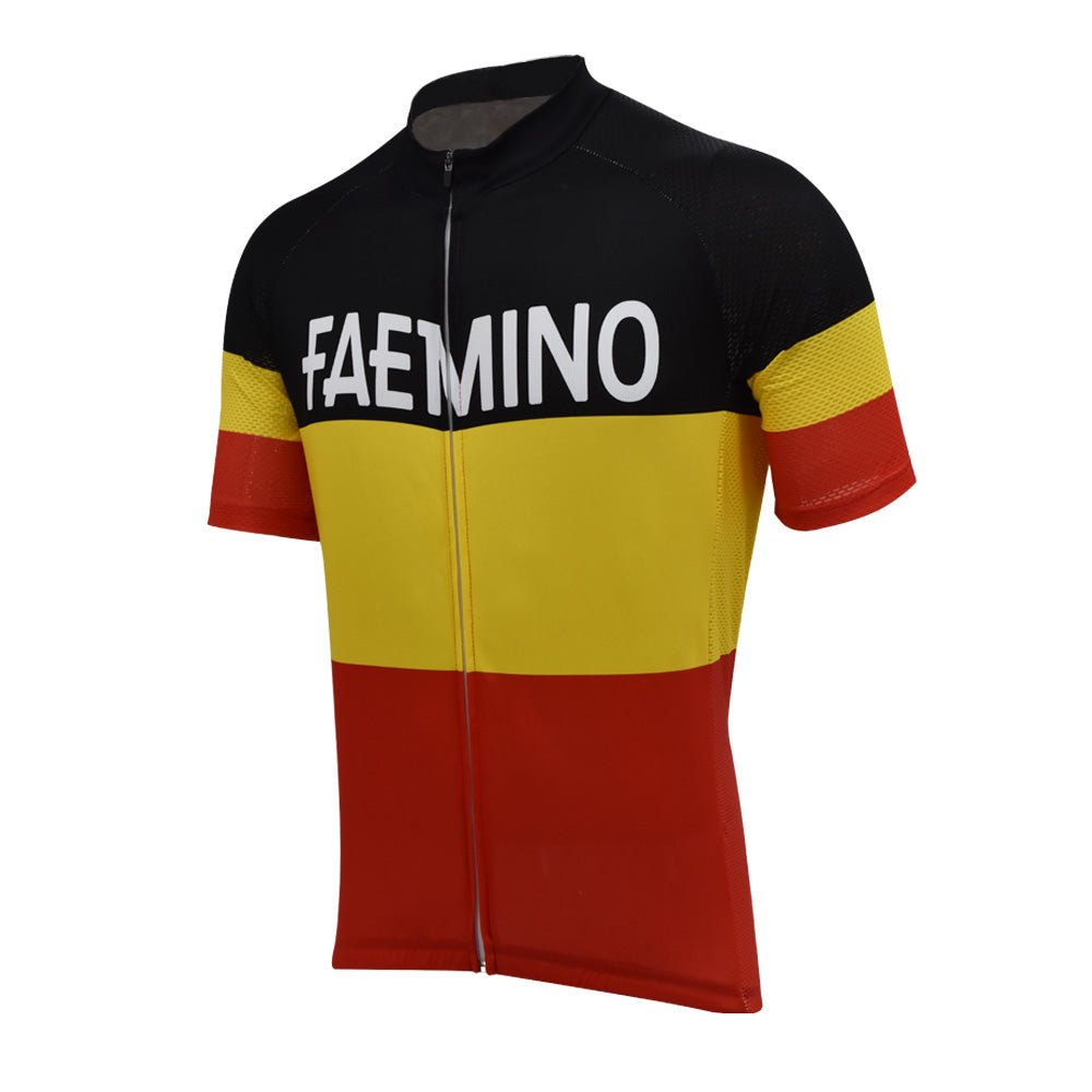 Maillot de Cyclisme Rétro Champion de Belgique 1970 Faemino - Merckx