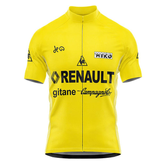 Maillot de Cyclisme Rétro Jaune du Tour de France 1978