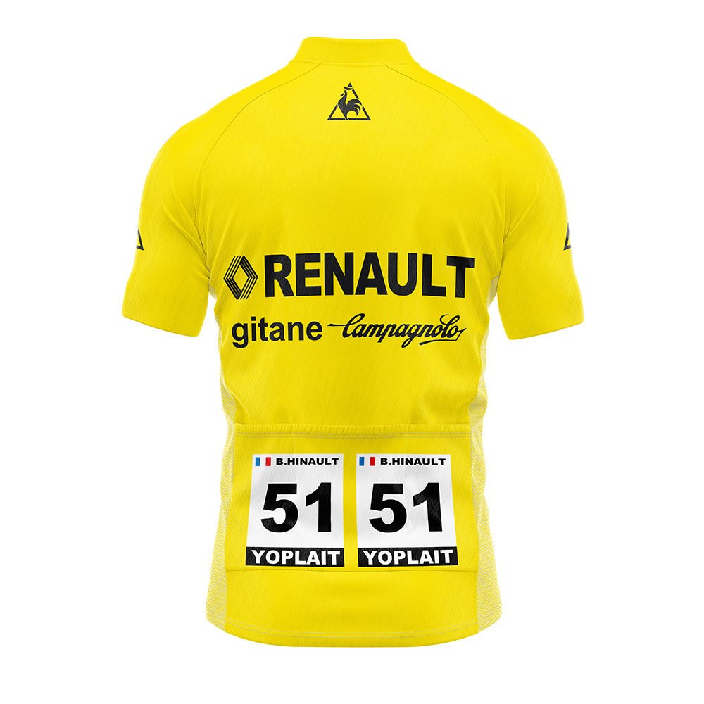Maillot de Cyclisme Rétro Jaune du Tour de France 1978
