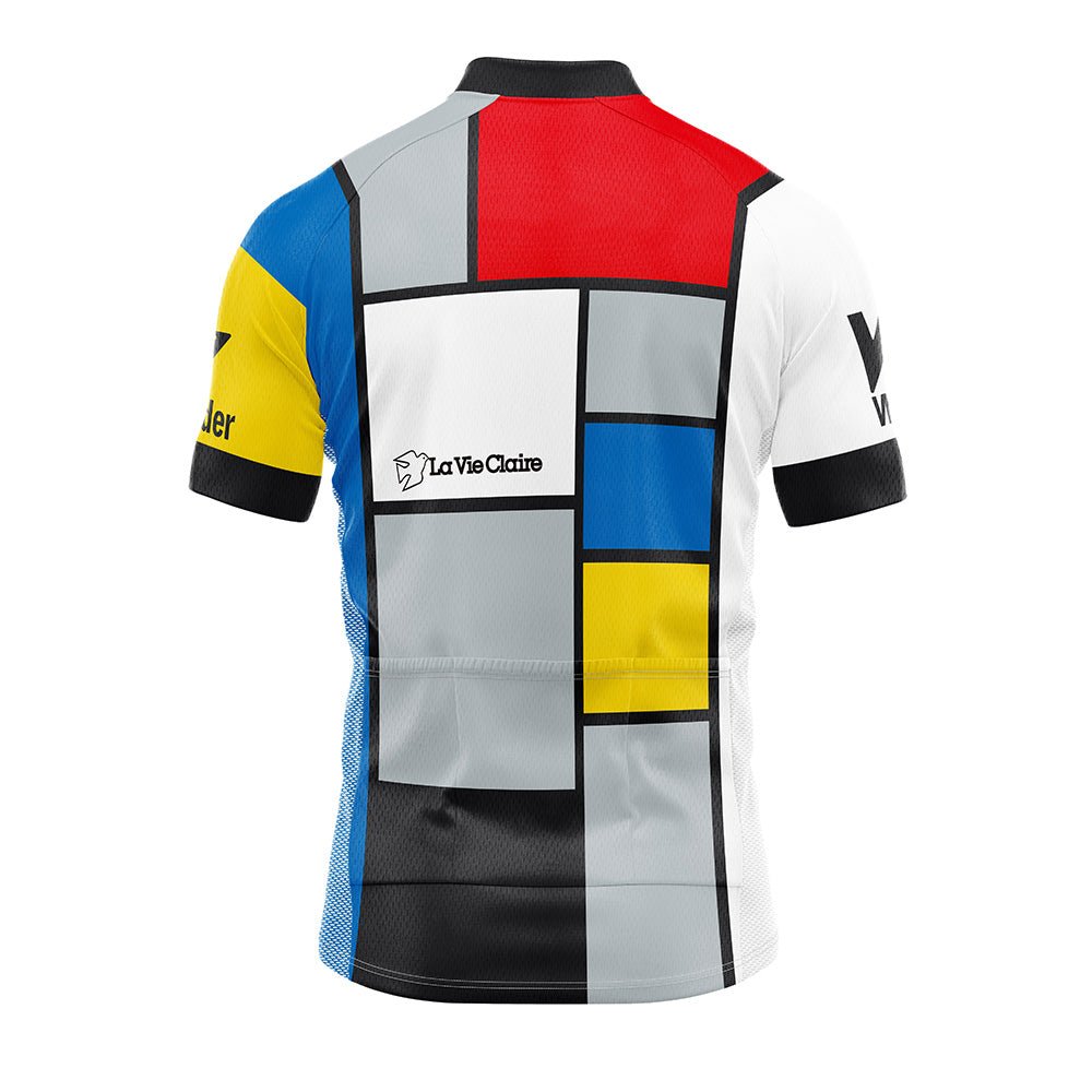 Maillot de cyclisme rétro La Vie Claire 1985 - Hinault Lemond