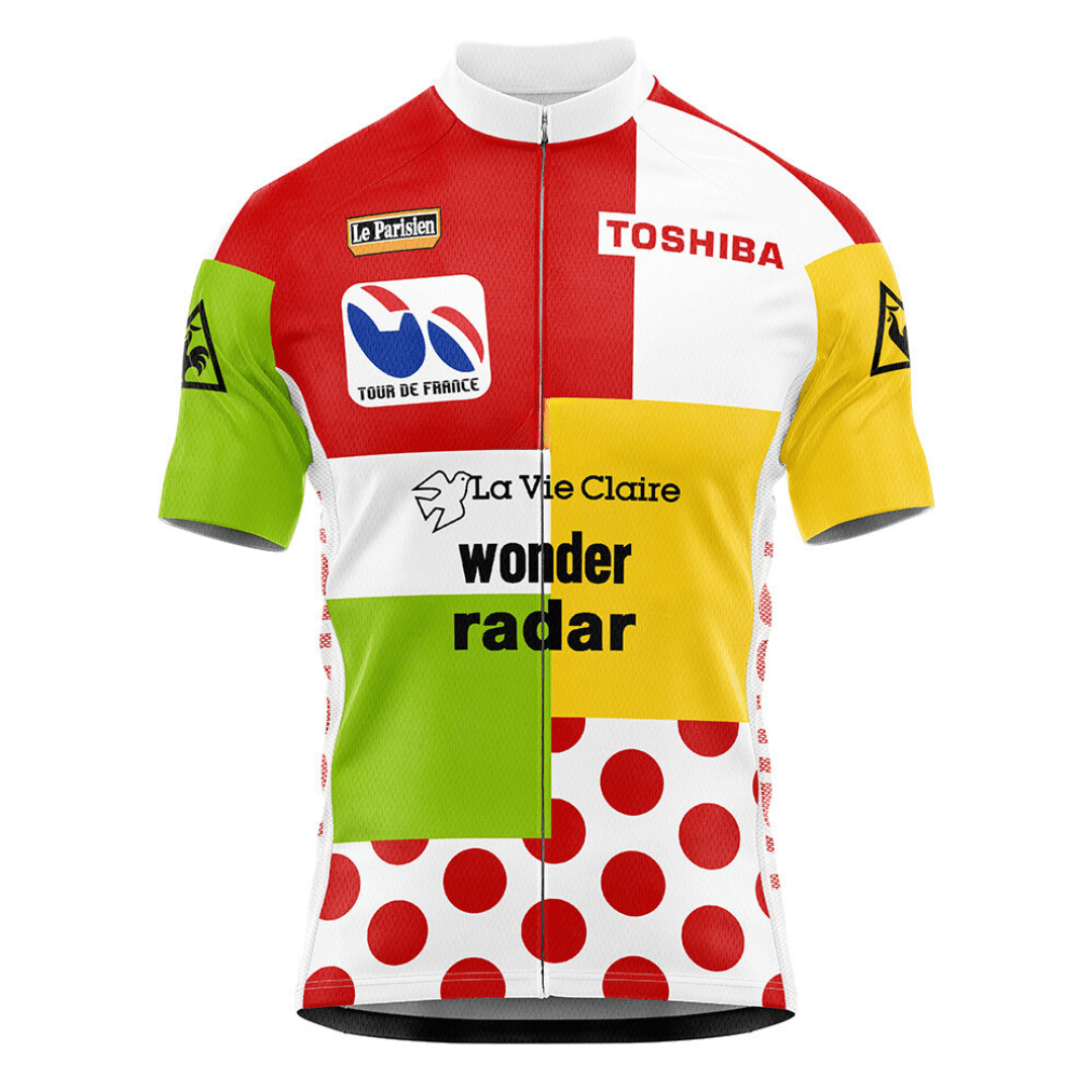 Maillot de cyclisme rétro combiné du Tour de France 1985