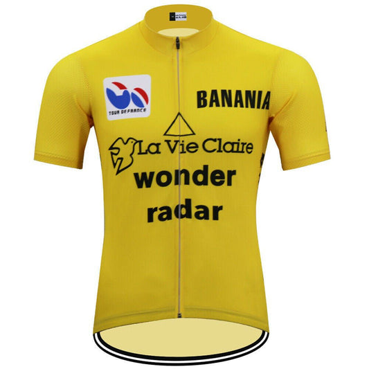 Maillot Cycliste Rétro Jaune du Tour de France 1986 - Lemond