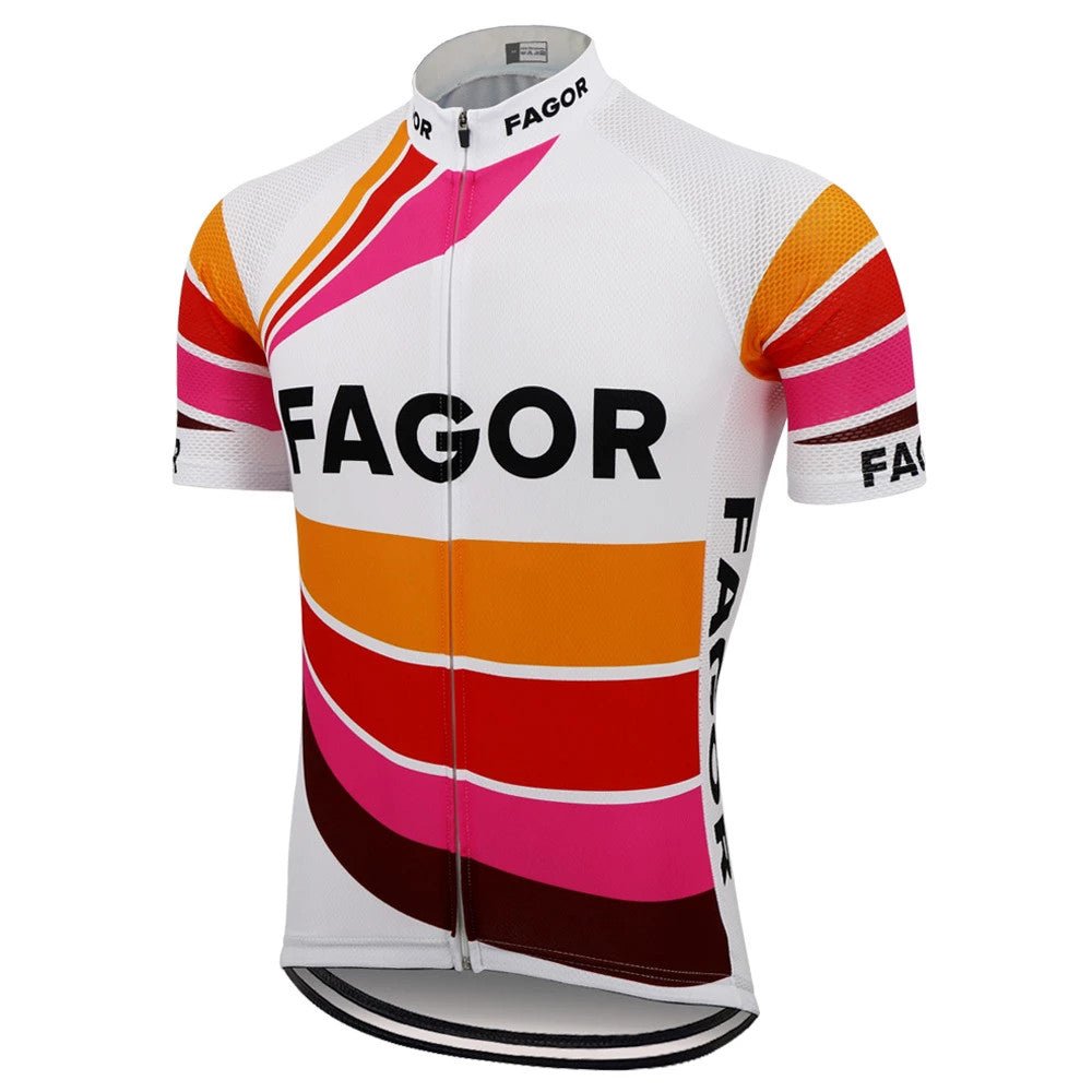 Maillot de Cyclisme Rétro Équipe Fagor 1988