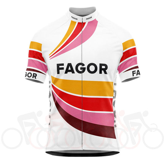 Maillot de Cyclisme Rétro Équipe Fagor 1988