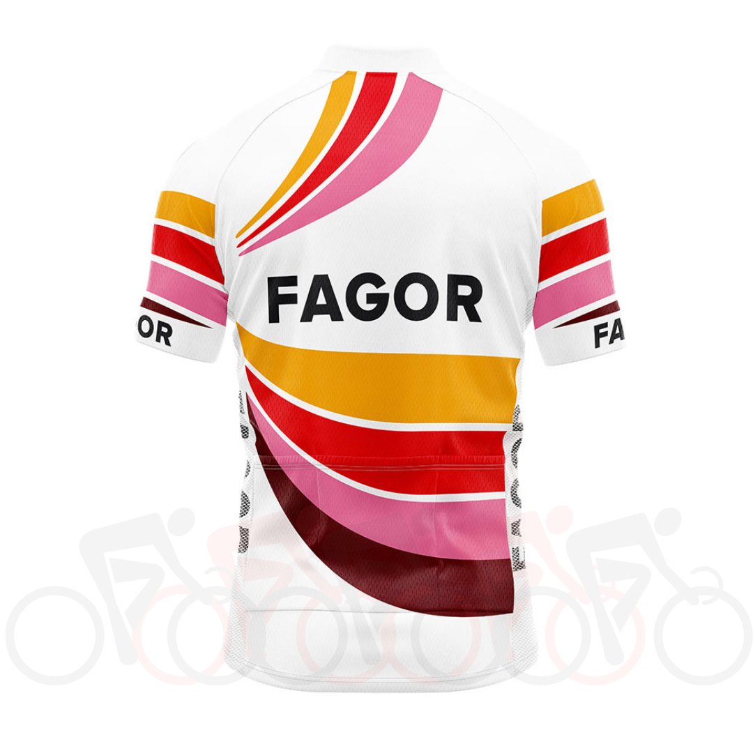 Maillot de Cyclisme Rétro Équipe Fagor 1988