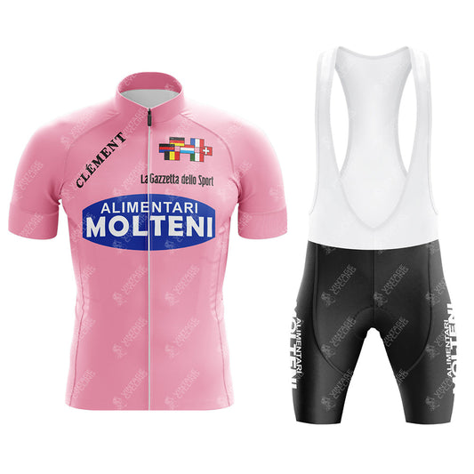 Ensemble de Maillot de Cyclisme Rétro Molteni Alimentari