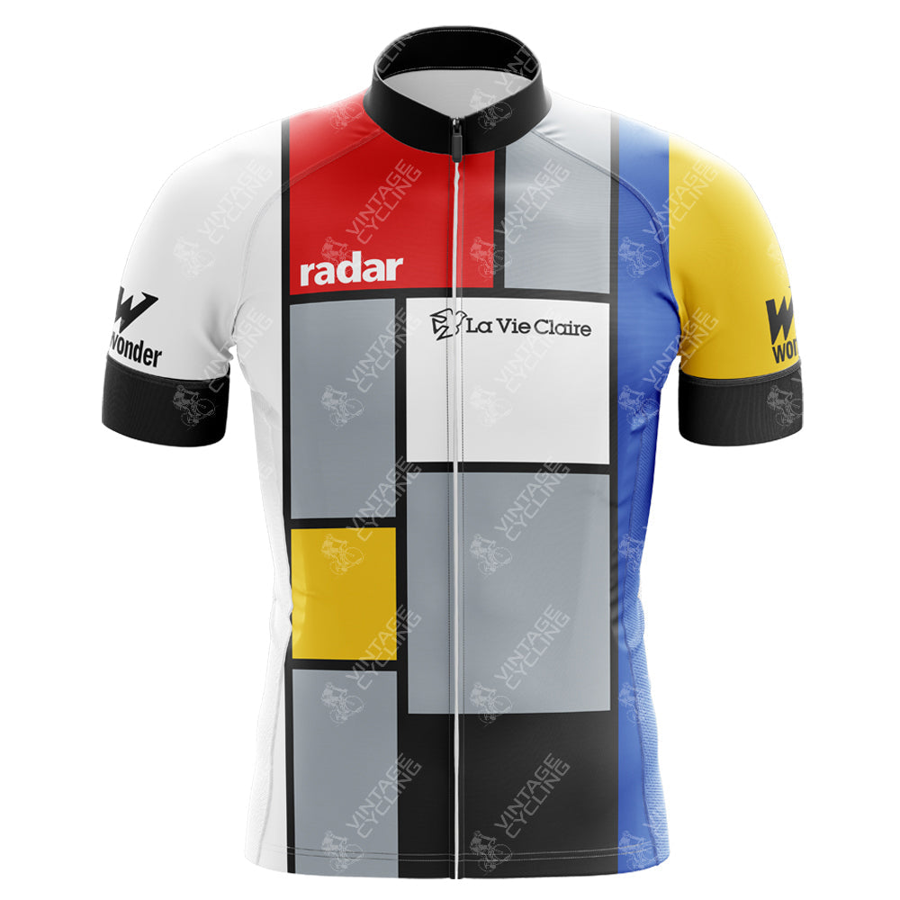 Ensemble de Maillot de Cyclisme Rétro La Vie Claire