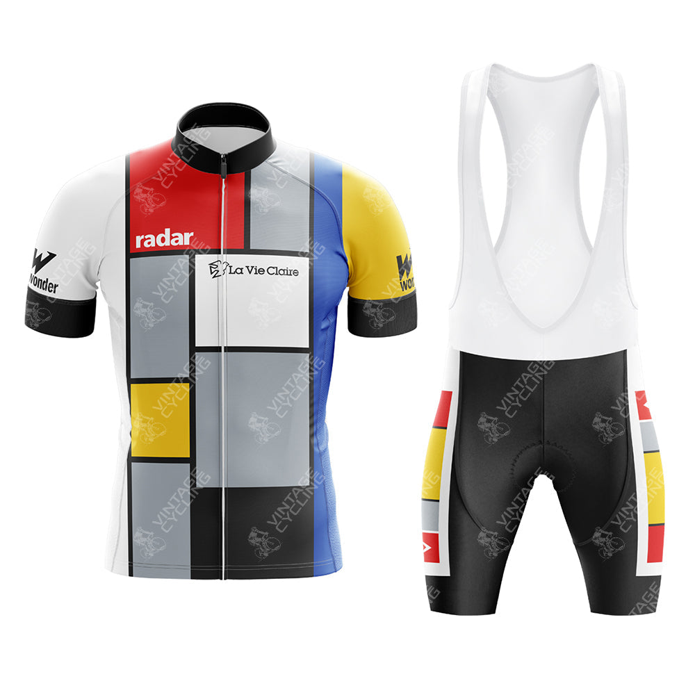 Ensemble de Maillot de Cyclisme Rétro La Vie Claire