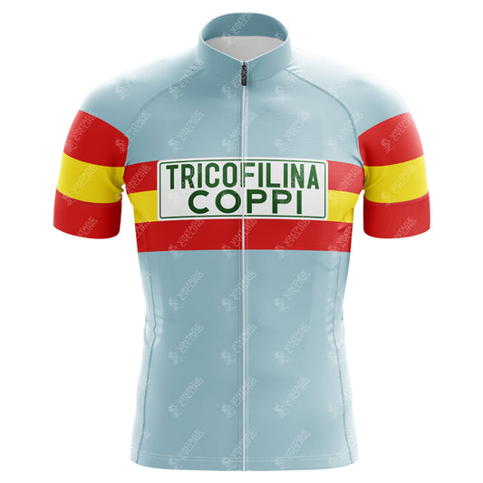 Maillot de Cyclisme Rétro Tricofilina Coppi