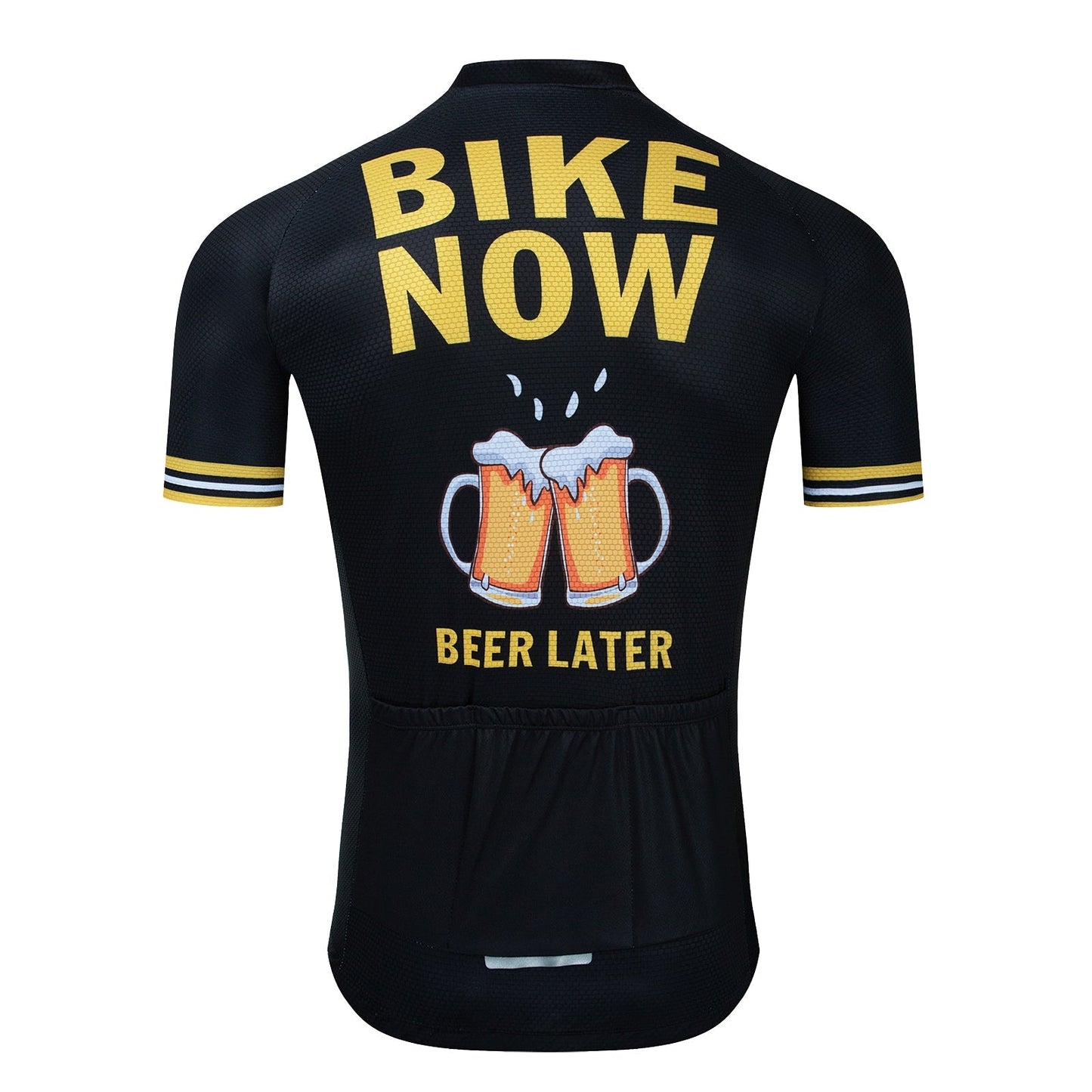 Maillot de Cyclisme "Vélo Maintenant, Bière Plus Tard"