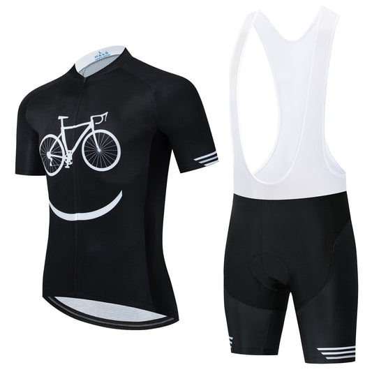 Ensemble de Maillot de Cyclisme Sourire Vélo