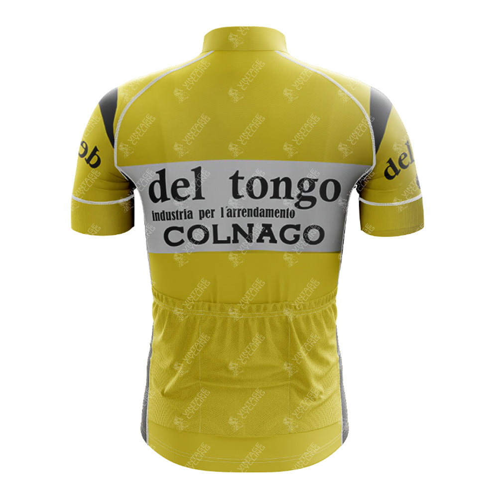 Ensemble de cyclisme à manches courtes rétro Del Tongo 1983