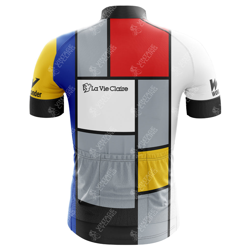 Ensemble de Maillot de Cyclisme Rétro La Vie Claire