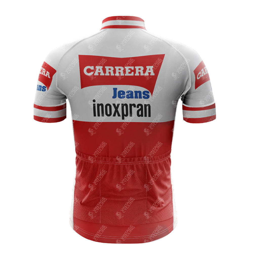 Ensemble de cyclisme rétro à manches courtes CARRERA 1984