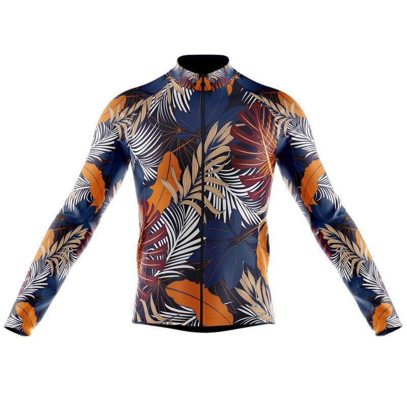 Maillot de Cyclisme à Motifs Floraux Vifs (avec Option Polaire)