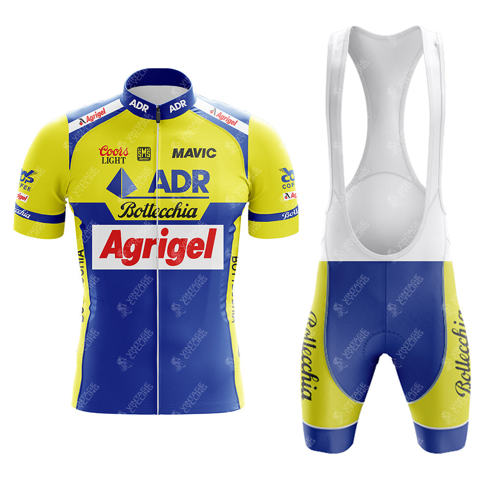 Ensemble de cyclisme rétro à manches courtes ADR 1989