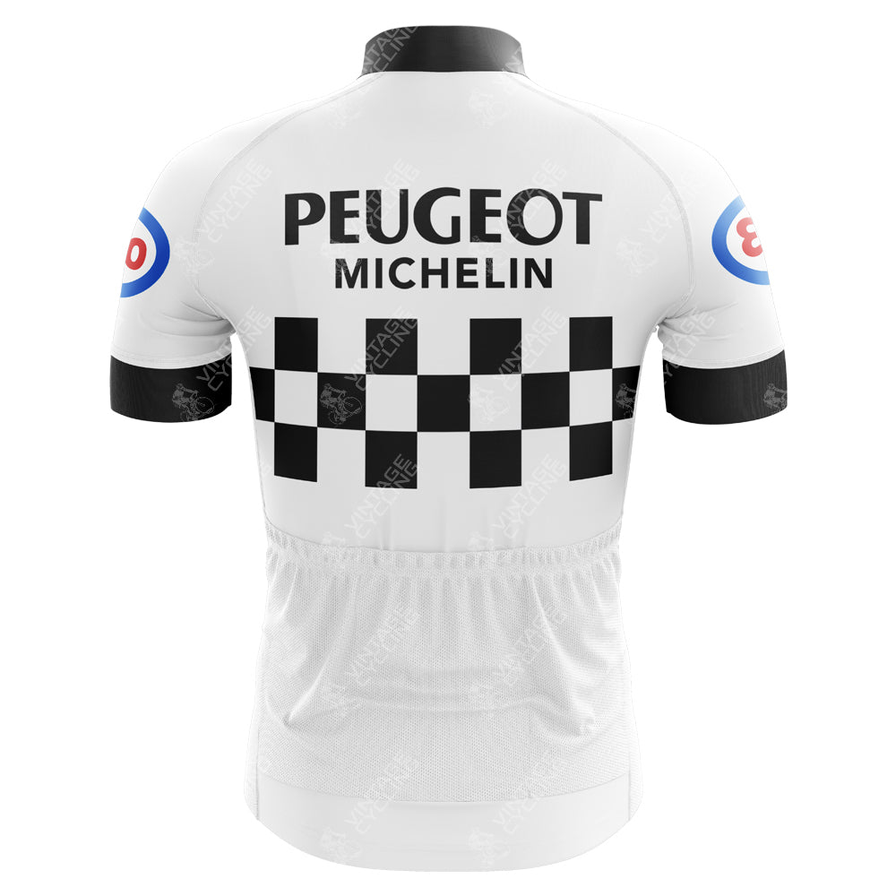 Maillot de cyclisme rétro Peugeot classique des années 1960
