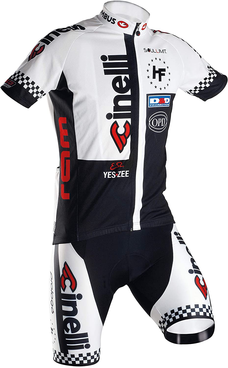Maillot de Cyclisme Rétro Cinelli OPD 2008 Ensemble
