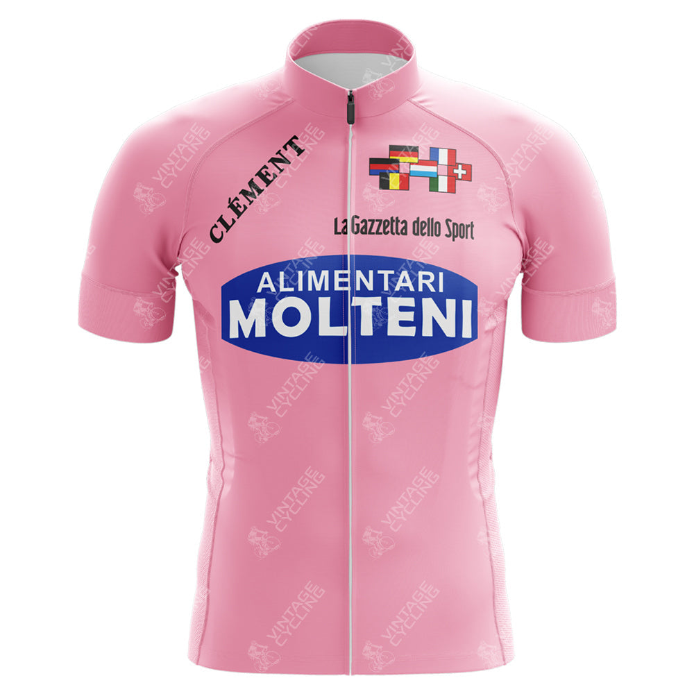 Ensemble de Maillot de Cyclisme Rétro Molteni Alimentari