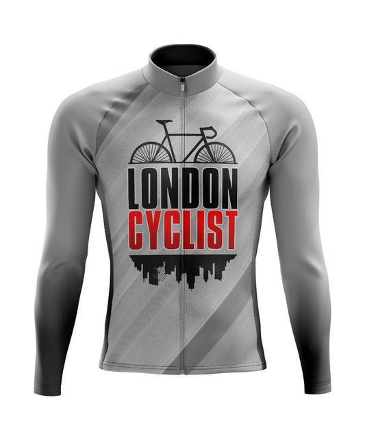 Maillot de Cyclisme Rétro London Cyclist (avec Option Polaire)