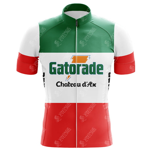 Maillot de cyclisme rétro Gatorade Chateau D'Ax