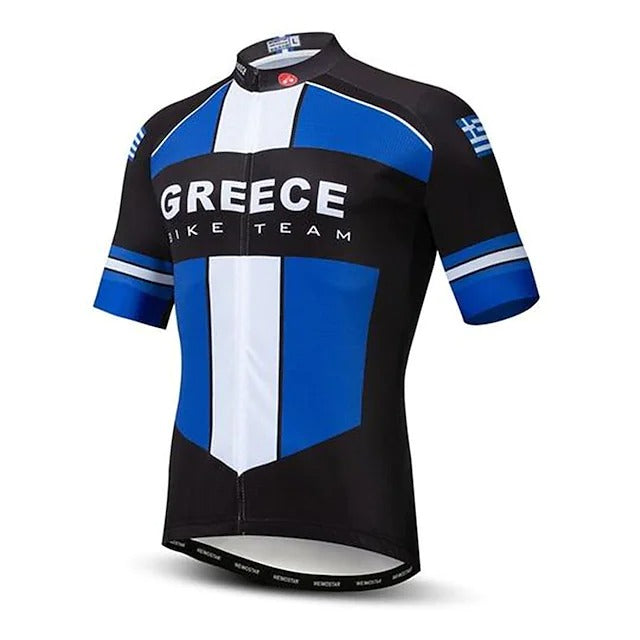 Maillot de Cyclisme Équipe de Grèce