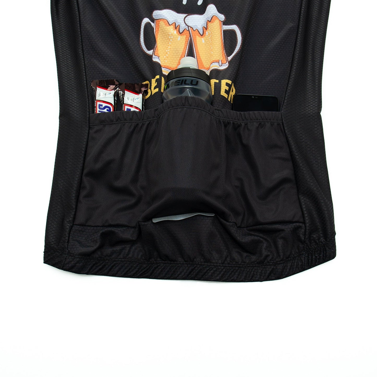 Maillot de Cyclisme "Vélo Maintenant, Bière Plus Tard"