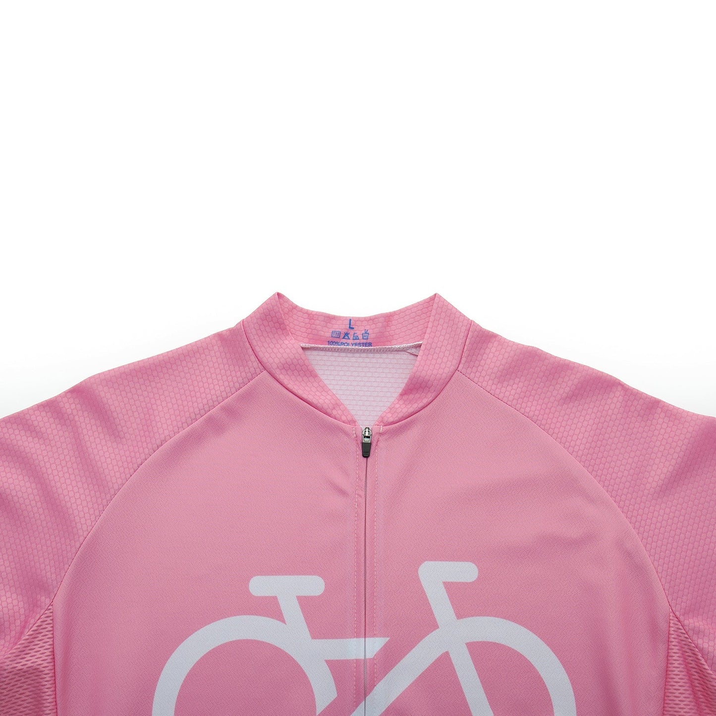 Ensemble de Maillot de Cyclisme Rose avec Logo de Vélo