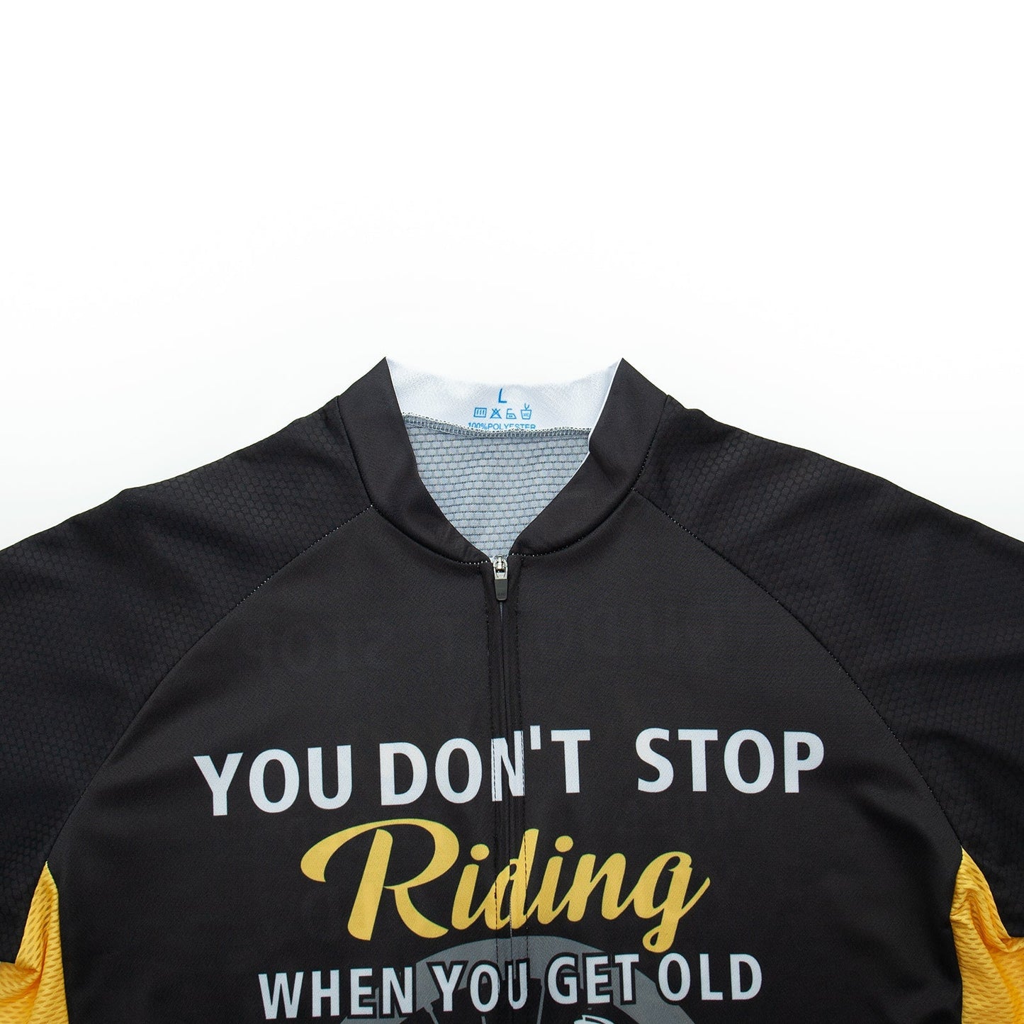 Ensemble de Maillot de Cyclisme "Ne T'arrête Pas de Rouler"