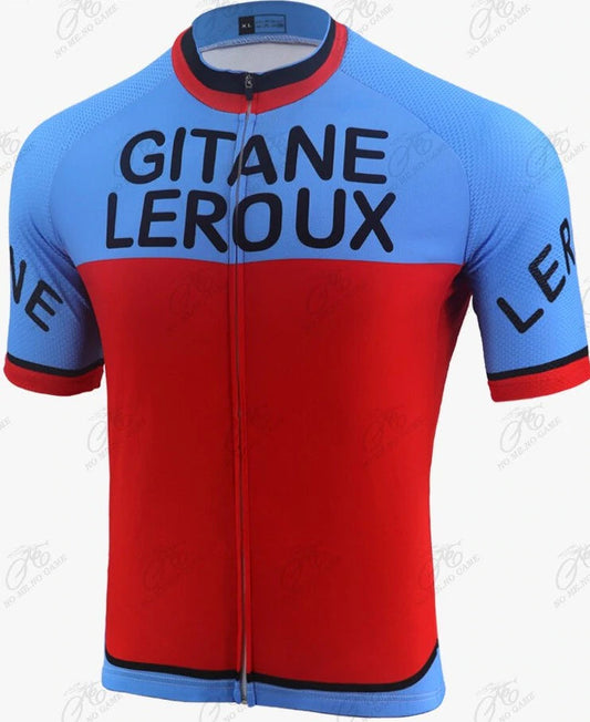 Maillot de cyclisme rétro Gitane Leroux 1962