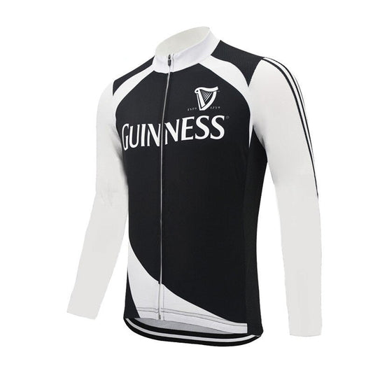 Maillot de Cyclisme Rétro Guinness (avec Option Polaire)