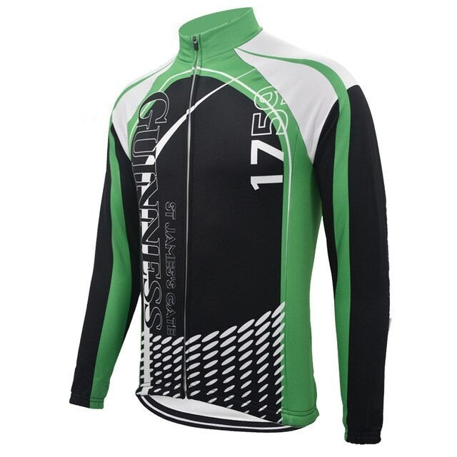 Maillot de Cyclisme Rétro Guinness 1759 (avec Option Polaire)