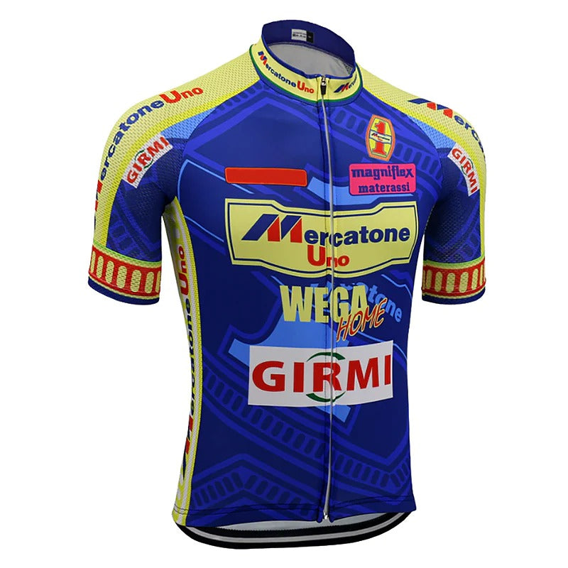 Ensemble de Maillot de Cyclisme Rétro Mercatone Uno Wega