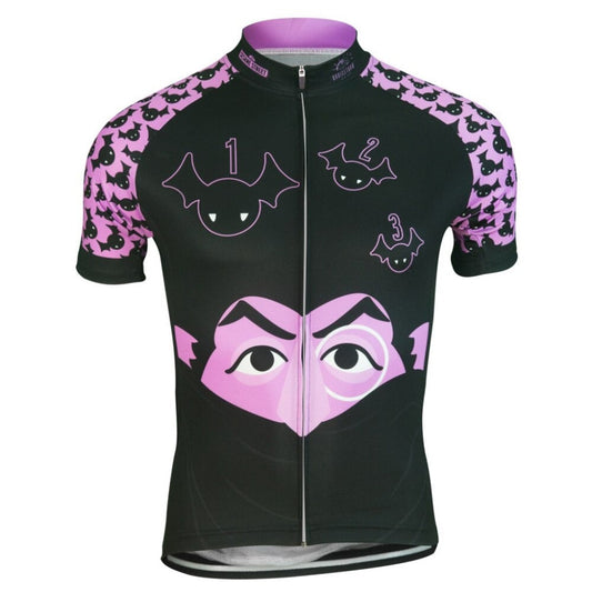 Maillot de cyclisme rétro Count Von Count Sesame Street