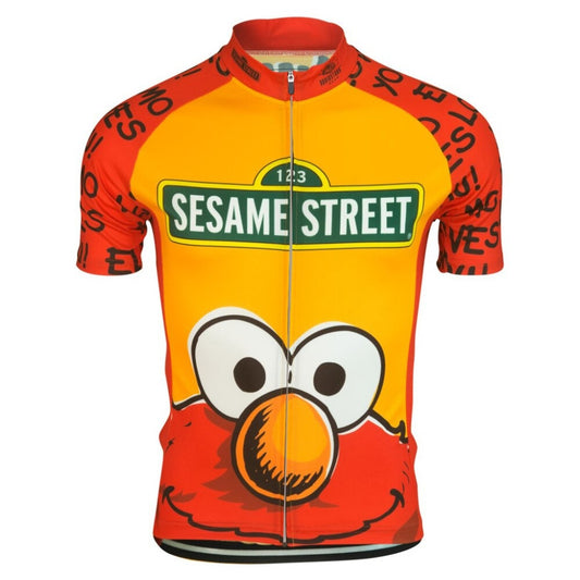 Maillot de Cyclisme Rétro Elmo Rue Sésame