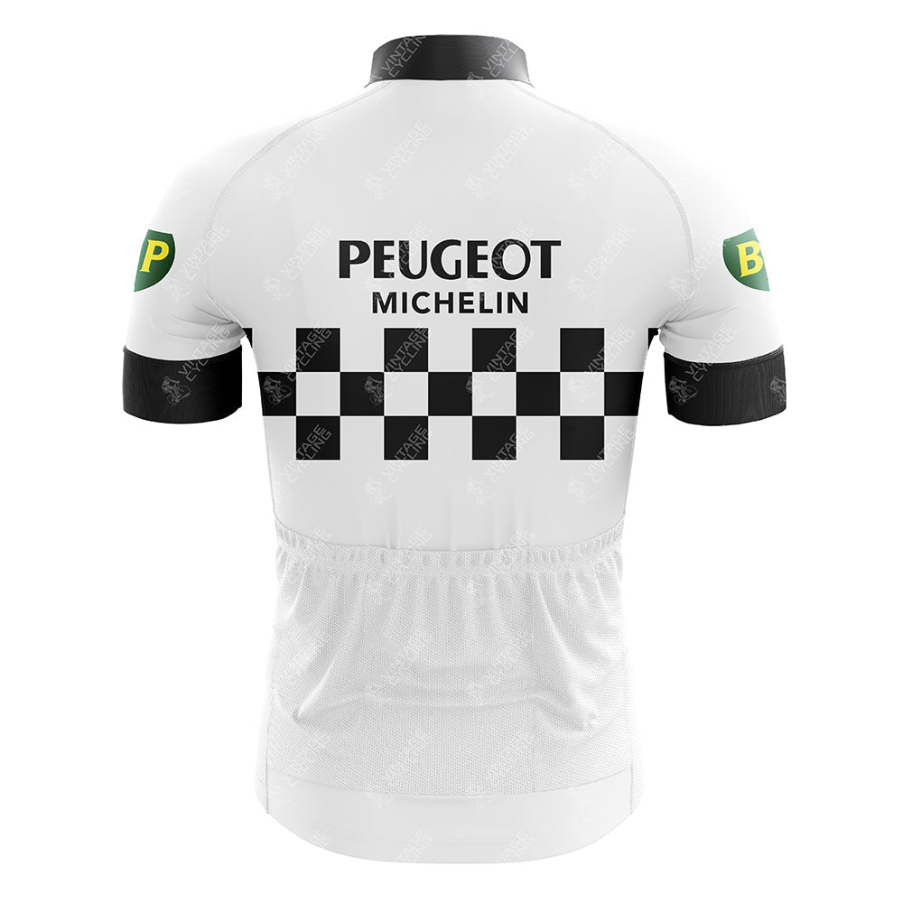 Maillot de cyclisme rétro Peugeot classique des années 1960