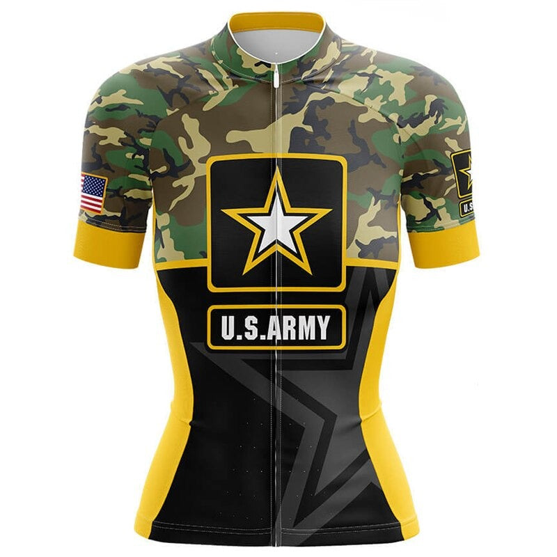 Maillot de cyclisme de l'armée américaine pour femmes