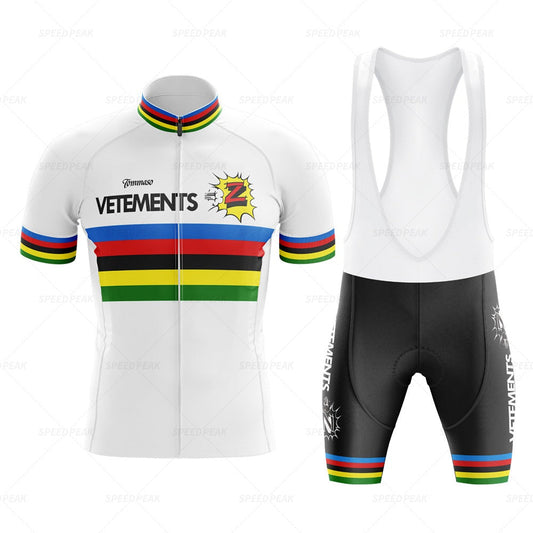Ensemble Maillot de Cyclisme Rétro Tomasso Team Z Vêtements