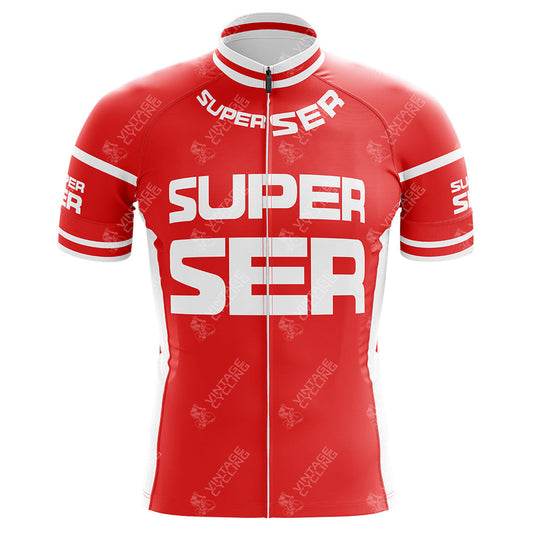 Maillot de cyclisme rétro Super Ser