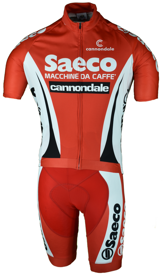 Ensemble Maillot de Cyclisme Rétro Saeco Cannondale