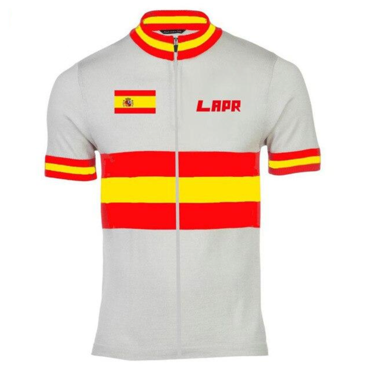Maillot de cyclisme rétro drapeau espagnol