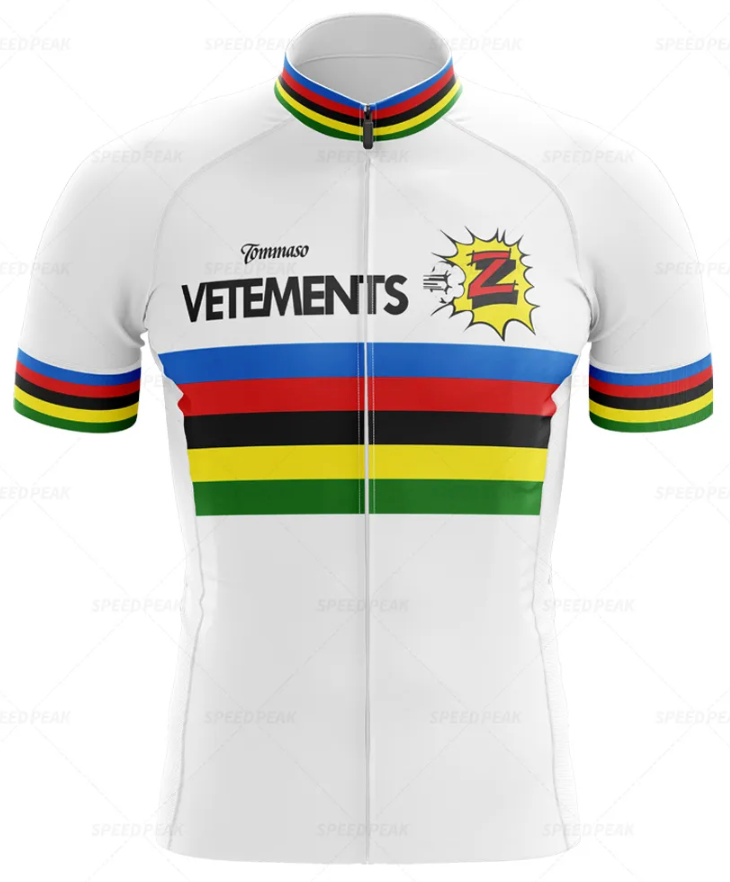Ensemble Maillot de Cyclisme Rétro Tomasso Team Z Vêtements