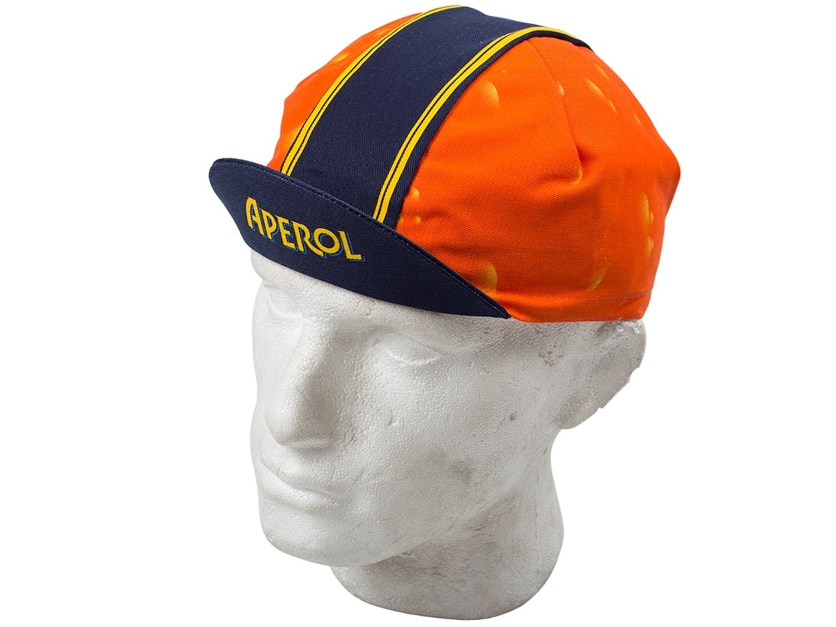 Casquette de cyclisme rétro Aperol