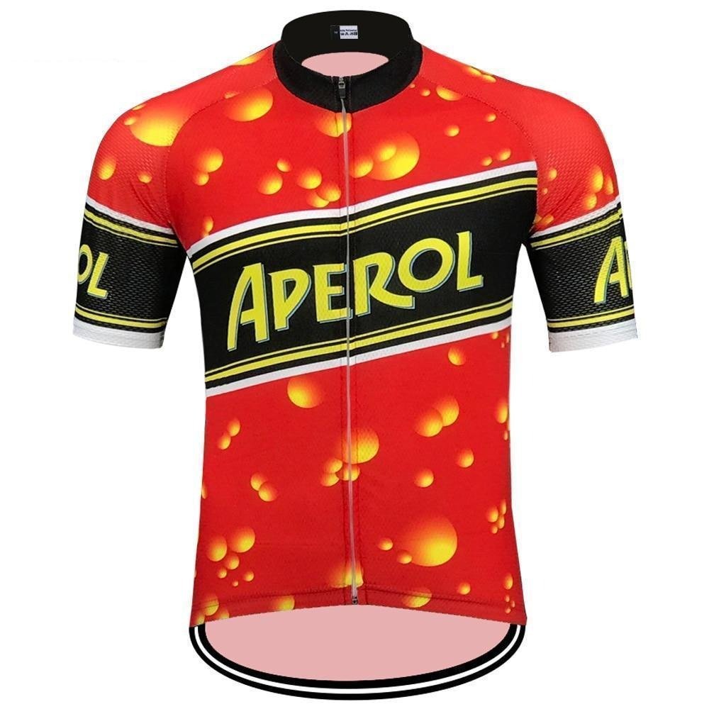 Maillot de Cyclisme Rétro Aperol